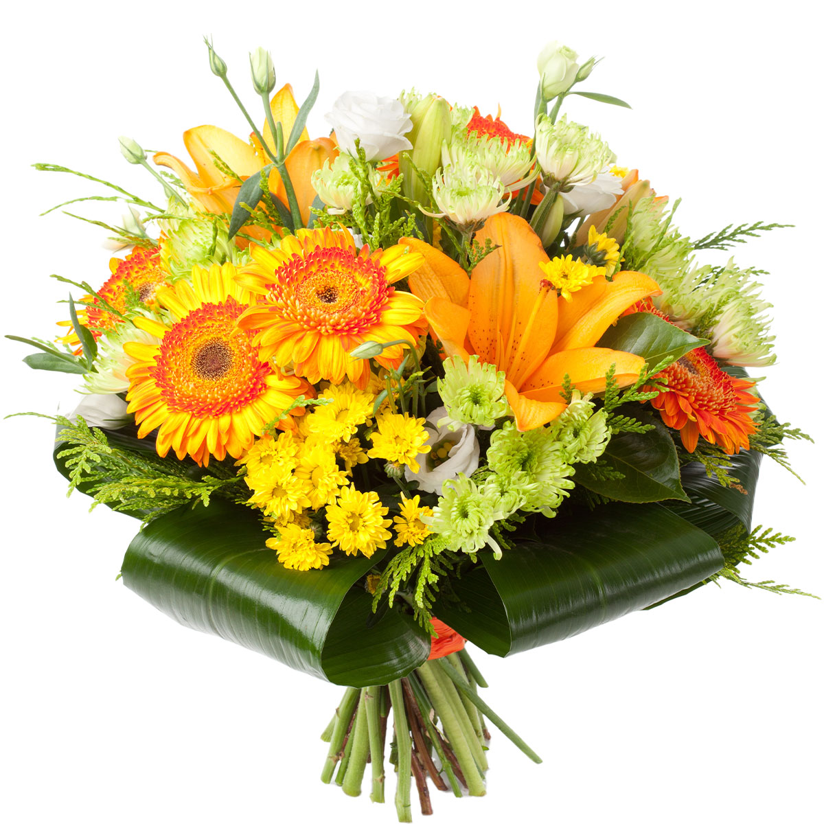 Свадебные букеты невесты из гербер